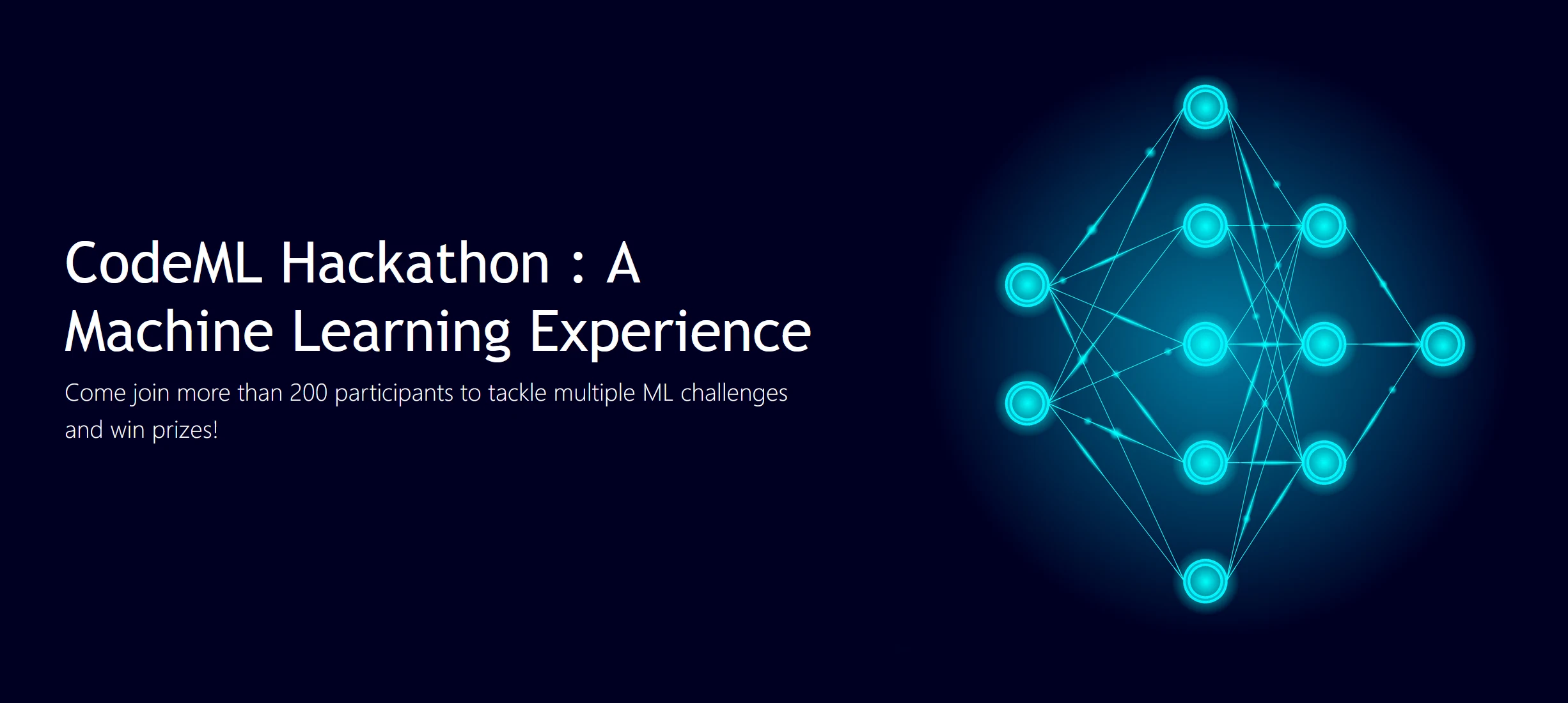 CodeML Hackathon flyer, accessed from https://codeml.ca/ (2022)