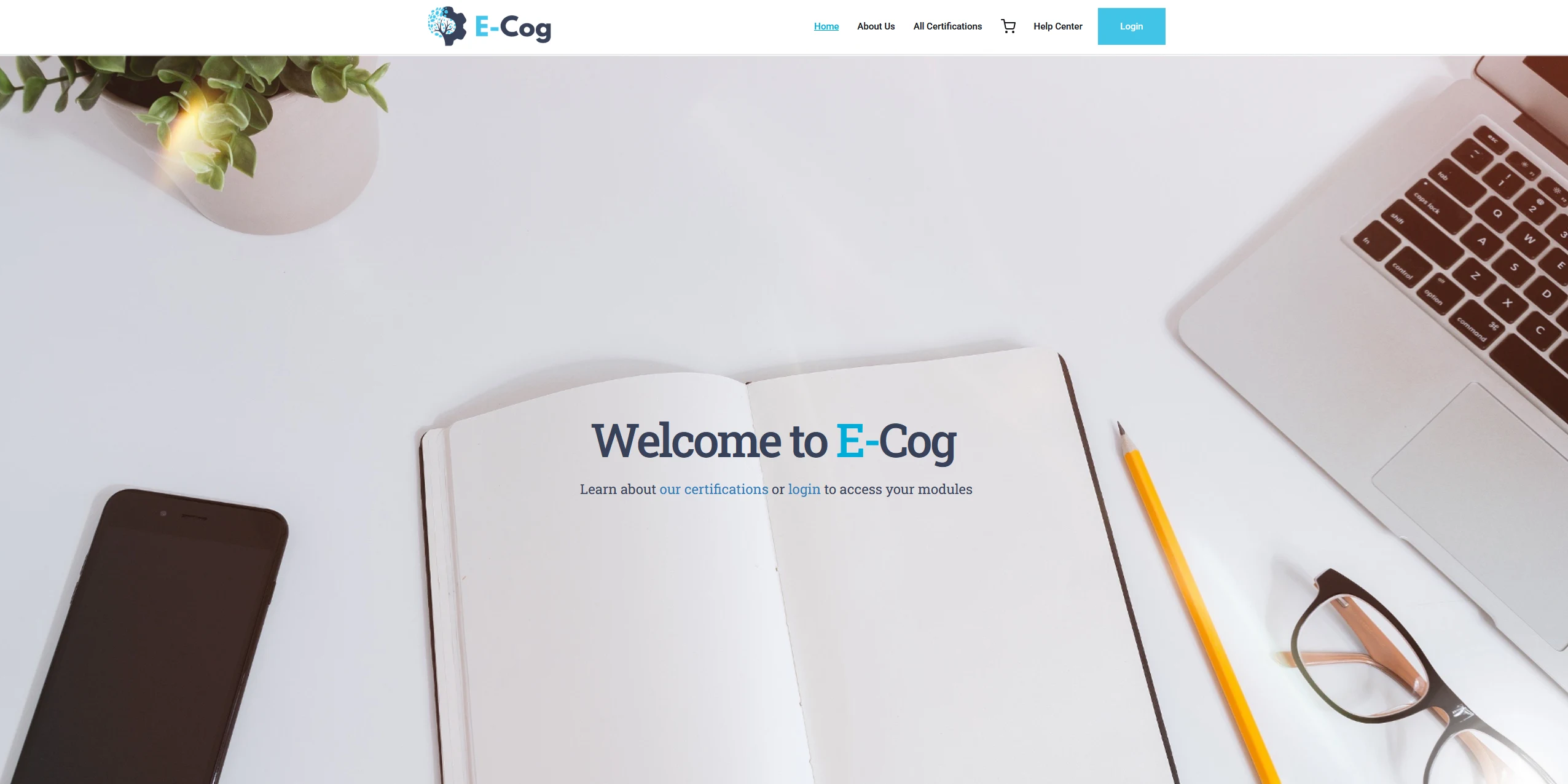 E-Cog: Front page, https://e-cog.ca (2026-04-20)