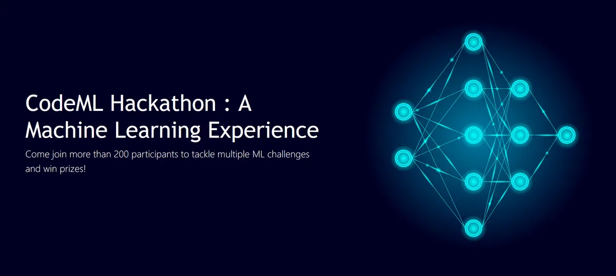 CodeML Hackathon flyer, accessed from https://codeml.ca/ (2022)